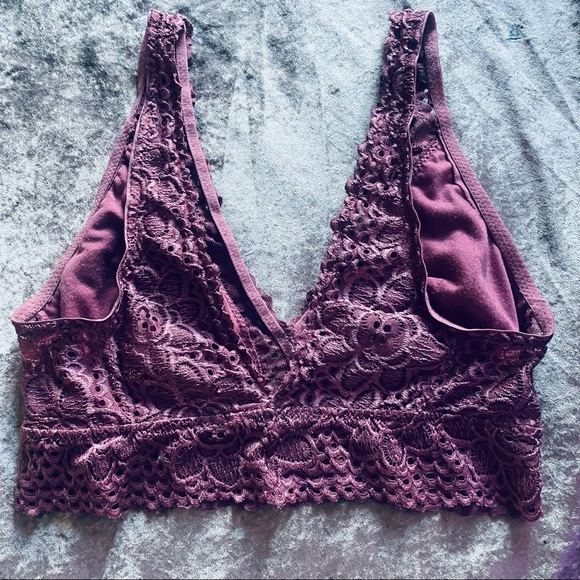 Purple Lace Bralette Large - Picture 4 of 4